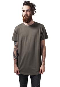 Футболка базовая SHAPED LONG DO NOT USE Urban Classics, оливковая