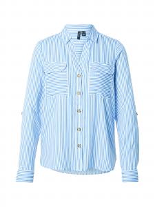 VERO MODA Блузка 'VMBUMPY' в синем цвете