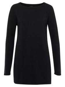 Laura Scott Длинный свитер черного цвета