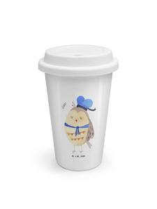 Mr. & Mrs. Panda Термокружка «Белая сова-моряк» без надписей