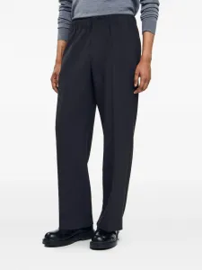 Широкие брюки с эластичным поясом SANDRO, серый