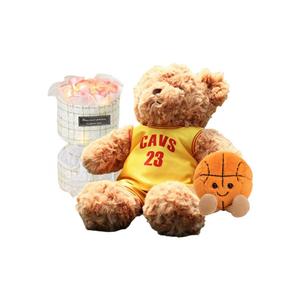Баскетбольный плюшевый мишка букет кукла высота 35см KUMAOYA