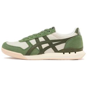 Onitsuka Tiger Ultimate 81 Антискользящие Износостойкие Низкие Повседневные Кроссовки Унисекс Зеленые