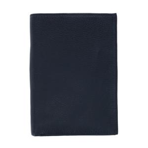 Мужской кожаный кошелек-хипстер CTM, черный