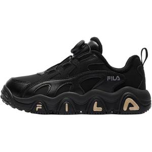 Детские баскетбольные кроссовки BOA с противоскользящей подошвой и износостойким верхом для подростков FILA KIDS, черный