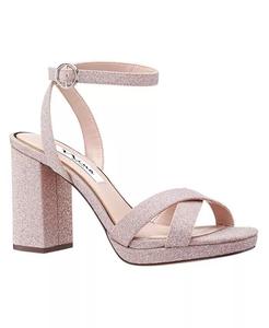 Женские сандалии Shelia на платформе под платье Nina, бежевый