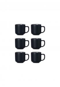 Чашки кофейные Ritzenhoff & Breker Jasper, 100 мл, 6 штук, черный