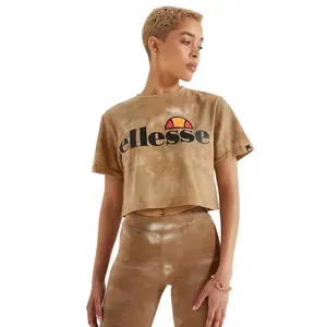 Футболка Ellesse Alberta Die Dye Cropped, бежевый