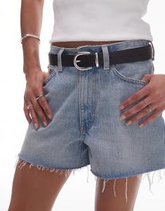 Ремень Levi's Phoebe в стиле вестерн из кожи черного цвета