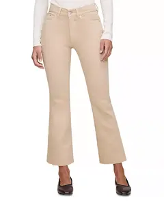 Джинсы Bridget с высокой посадкой и эффектом скругления щиколотки, цвет миндаль. Dl1961, бежевый