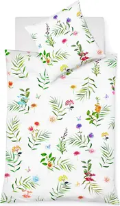 Постельное белье Mako satin Bed Art S Rochdale multicolor 135x200 см + 80x80 см Fleuresse