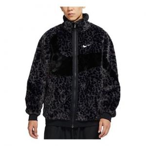 Куртка Men's Nike Sportswear Swoosh Black Large Logo Sports Jacket Autumn Black, черный