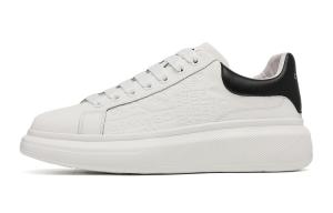 Кроссовки C°BANNER Skateboarding Shoes Men Low-top White/Black, белый/черный