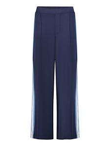 CARTOON Повседневные брюки с боковыми полосами темно-синего цвета