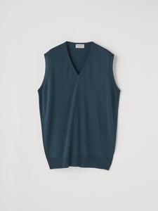 Вязаный жилет с V-образным вырезом | HADFIELD | СТАНДАРТНЫЙ КРОЙ 24G