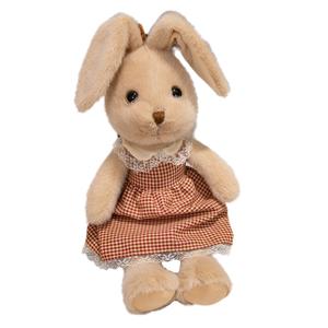 Плюшевая кукла милый длинноухий кролик высота 40см Abay, светло-красный