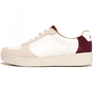 Кроссовки Fitflop Rally Leather/Suede Panel, бежевый