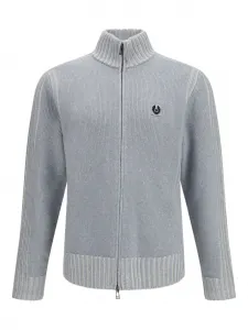 Шерстяная бомбер-куртка Belstaff, синий