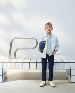 Узкие джинсы для мальчиков Kids El Corte Inglés, синий