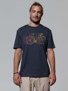 Wat? Apparel Футболка Велосипеды в Индии Чернильно-серый