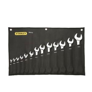 Набор метрических полированных двойных рожковых ключей Stanley, 13 предметов 93-613-22