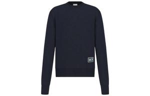 Ежеквартальные новинки свитер мужской синий Dior, синий