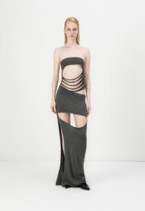 Платье из джерси SLASHED MAXI DRESS - Maxi dress Jaded London, серый