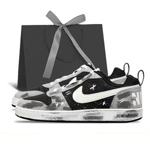 Nike Court Borough Starry Night, Shopping Bag, устойчивые к истиранию низкие скейтборд-кроссовки мужские черные
