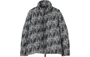 Мужская куртка Burberry, цвет Black/White