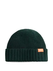 Шапка бини с логотипом Woolrich Kids, зеленый