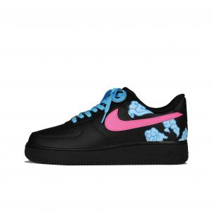 Nike Кроссовки для скейтбординга Air Force 1 Low Top, женские, сине-розовые