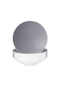 Серые столовые тарелки для пасты и супа Life Seltmann Weiden ø 23,3 см 6 шт