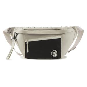LINING Полиэстеровый поясной рюкзак унисекс прибрежный серый черный коричневый, Coast Gray & Black & Brown