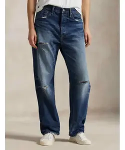 Джинсы-Слаучи Tapered fit Polo Ralph Lauren, синий