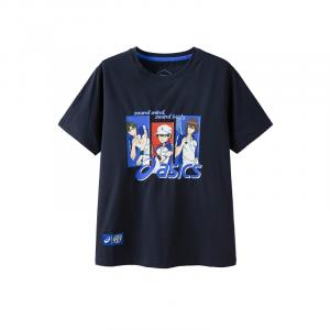 ASICS Футболка для спортивных тренировок SS25 5003 Navy Blue для детей 3-7 лет