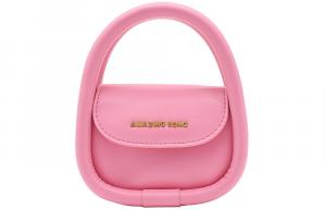 AMAZING SONG Кожаный конверт из коровьей кожи Чехол для наушников Сумка через плечо Сумка кроссбоди Миниатюрная женская сумка Многоцветный, Girlish Rose