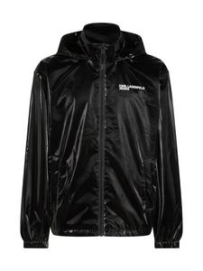 KARL LAGERFELD JEANS Куртка для межсезонья в черном цвете