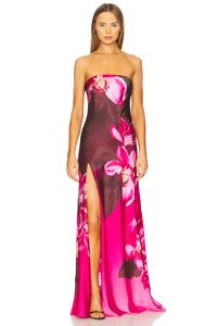 Шелковое платье Aiyanna Retrofete, orchid ombre