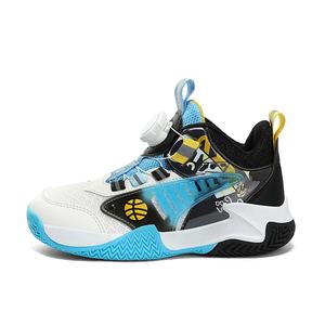 Нескользящие, дышащие, легкие, амортизирующие, средней высоты, детские кроссовки для повседневной носки Wooden Rabbit, белый