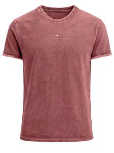 Neverless Футболка 'Spiritual Awareness' в красном цвете