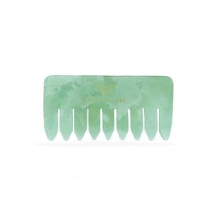 Нефритовая расческа для массажа кожи головы CRYSTALLOVE