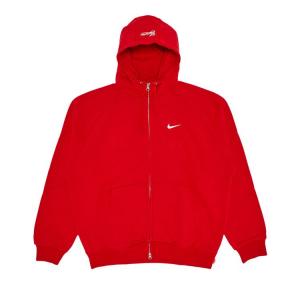 Толстовка Supreme x Nike Zip Up Hooded Sweatshirt, Red