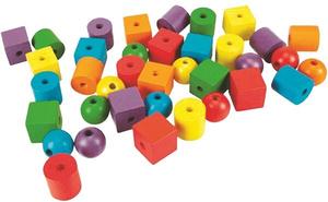 Woody, Деревянные максикоралы, 60 шт.