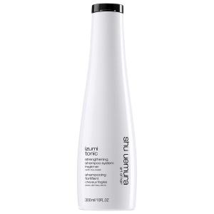 Укрепляющий и загущающий шампунь на основе рисовой воды Izumi Tonic shu uemura, 10 oz /300 mL
