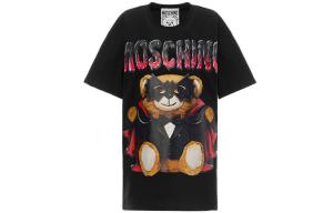 MOSCHINO Футболка женская черная