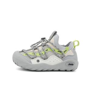 Низкие детские кроссовки для бега Jeep, зеленый/серый