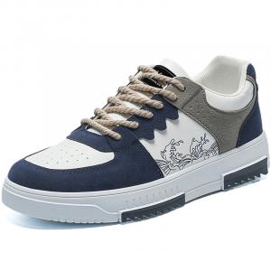 YUZHAOLIN Низкие скейтерские кроссовки мужские тёмно-синие, цвет Dark Blue