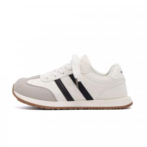 HUANQIU Легкие кроссовки German Army Trainers Low Top для женщин, цвет beige