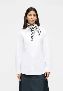 Рубашка с лунным рисунком, блузка на пуговицах Samsøe Samsøe, White