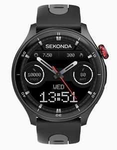 Часы Sekonda Sekonda active pro 47 мм круглые черные